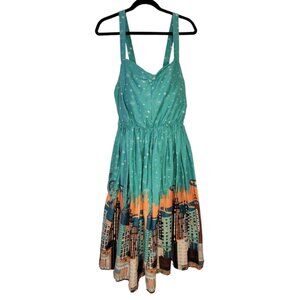 RARE Lindy Bop Retro Bambi "New York" Sun Dress US 14